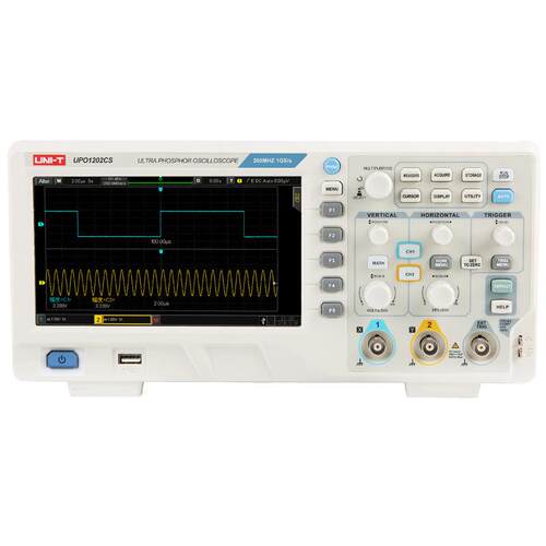 优利德UPO1202CS数字荧光示波器双通道实时1G采样率200Mhz示波仪