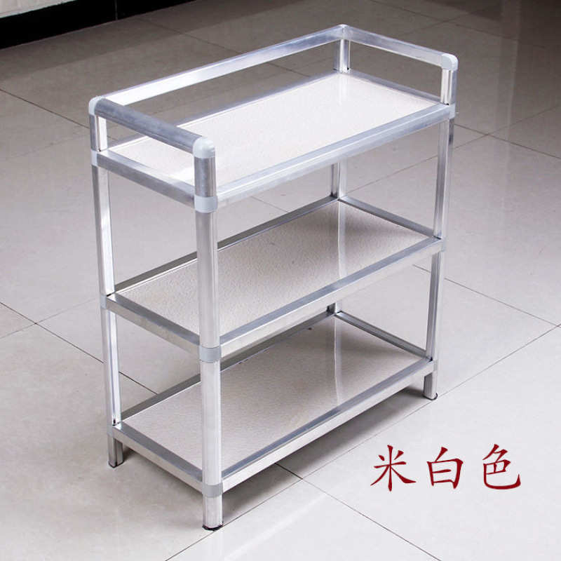 铝合金多层置物架火锅店厨房菜架阳台多功能鞋架酒店厨房储物架子