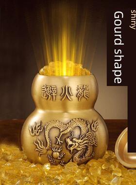 普陀山火烧龙瓶铜葫芦厨房西北角火烧天门财富摆件正品止泻