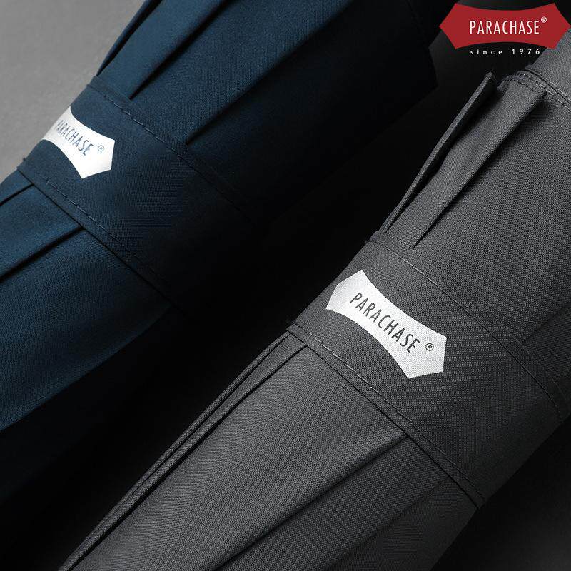 雨伞男全自动大雨人伞双人情侣个性创意潮流三折叠一甩干防风伞