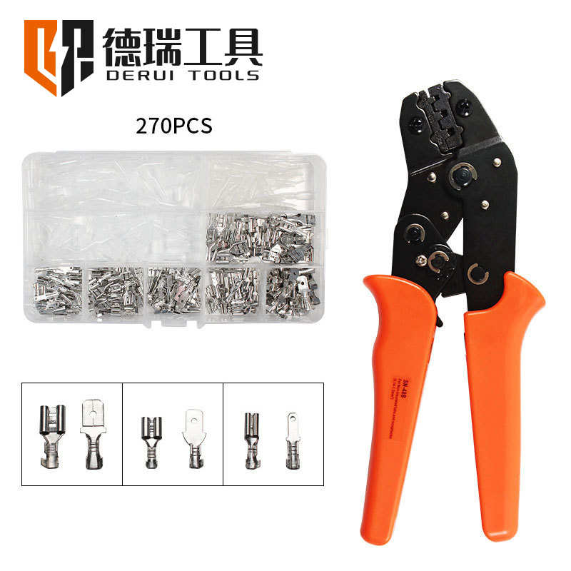 端子组合压线钳钳sn套装钳压48b 端子冷tab7压插簧-270psc接寸