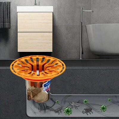 2-4pack Odorless Floor Drain Single Way Drainage Insert for