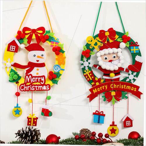 Handmade diy material kit for Christmas decorationdiy花环