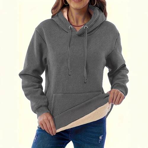 Large hoodie with warm pockets, hooded sweatshirt jacket,