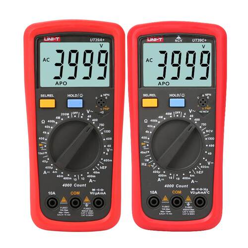 优利德UT39A+/UT39C+手持式掌上经济实用型多功能数字万用表