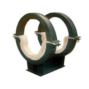 管道滑动管托支架 聚氨酯保冷管托支吊架 蒸汽隔热固定导向支撑座