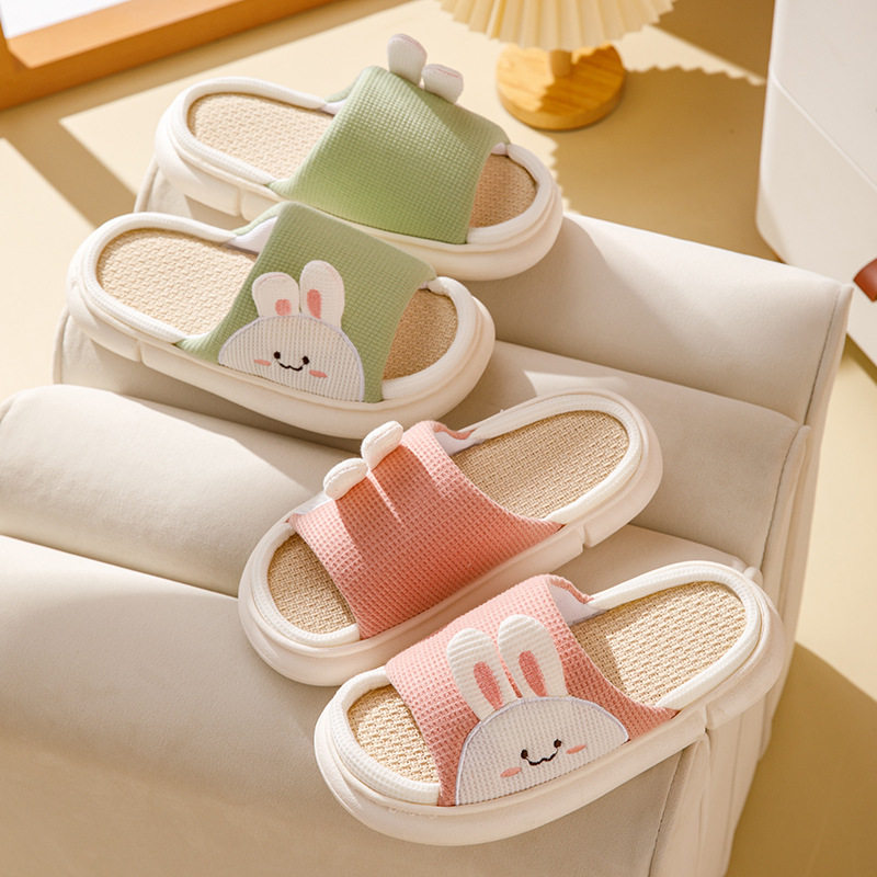 爱韩版亚麻拖鞋女防滑新款居家厚底棉麻布四季室内家居拖鞋夏季,居家布艺,居家亚麻拖鞋,淘宝优惠券,粉丝福利购,淘宝优惠卷