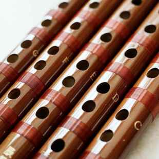 高档C奏90 辰篪乐器手工精制苦竹笛子高端者学民族吹练初习检定考