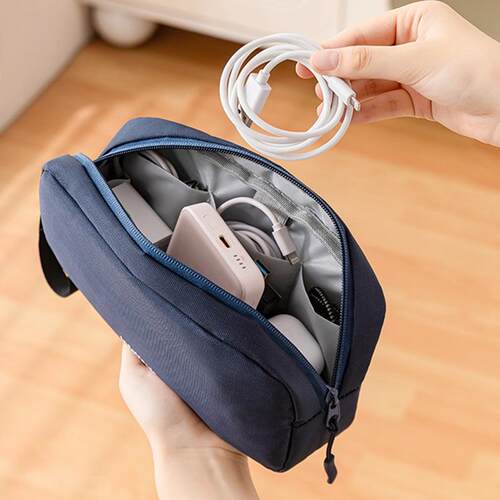 Double-layer large capacity digital storage bag, charger sto