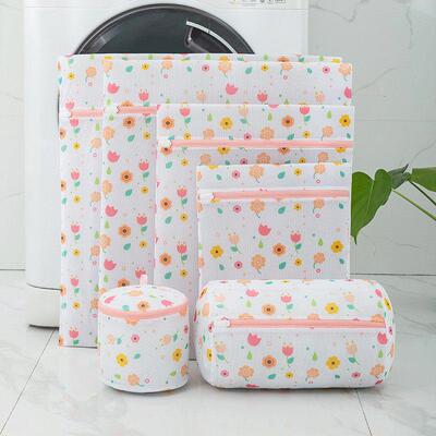 Colorful Polyester Printing Laundry Bags Underwear Bra Washi