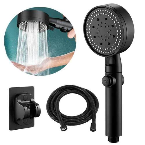 High-pressure Shower Head Set 5 Modes of Adjustment Showerhe