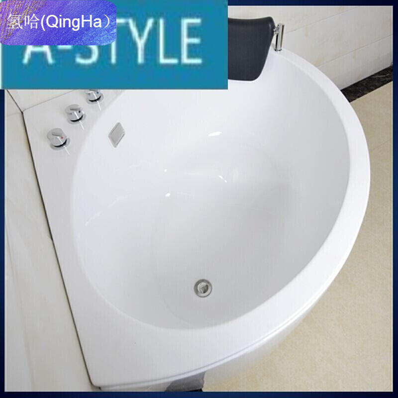 家装三角浴缸扇形浴缸独立式家用超深浴桶浴缸1.0x1.0米2带花洒五|ruв категории награду материалов, туалетные принадлежности, ванна, обычная ванна - от Buy2taobao.com для оказания профессиональной услуги покупки агента Taobao
