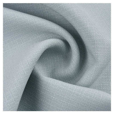 现货梭织醋酸仿麻面料 平纹涤纶春夏季时尚女装服装面料