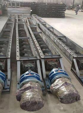 螺旋输送机单轴螺旋输送机U型有轴螺旋绞龙面粉煤灰输送机