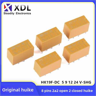 信号继电器Hk19F-Dc 5 9 12 24 V-Shg 8针2A 2开2关Huike 4078