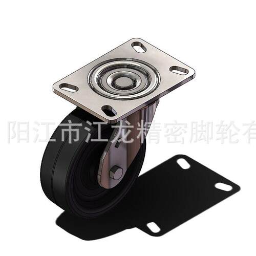 通用型重型脚轮产品手推车移动脚轮PU材质4寸5寸6寸8寸万向轮