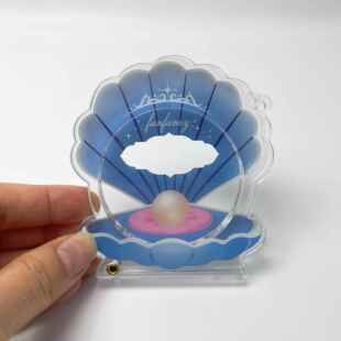 fukuya贝壳吧唧保护套亚克力框谷子展示盒谷美挂件道具动漫周边