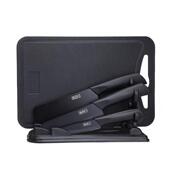 steel cutting board kitchen Paring Black set Knife knife