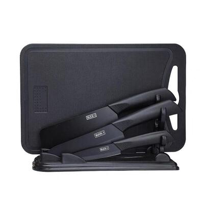 kitchen knife Black steel cutting board set Paring Knife