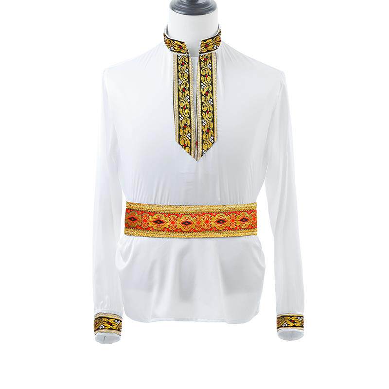 高档维吾族舞生蹈演出演男士学考试艺考考级练服习练功新疆成人表