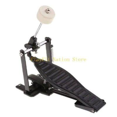 Upgraded Bass Drum Pedal with Wool Drum Beater Single Chain
