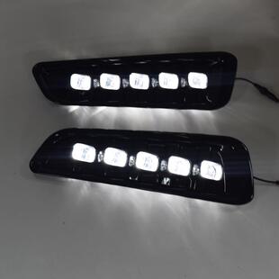 150猛禽流光双色日间行车灯 F150猛禽日行灯新F 适用于17 18款