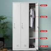钢锁员04制工更衣柜子健身房带储物柜宿舍六门浴室衣换多门柜鞋 柜