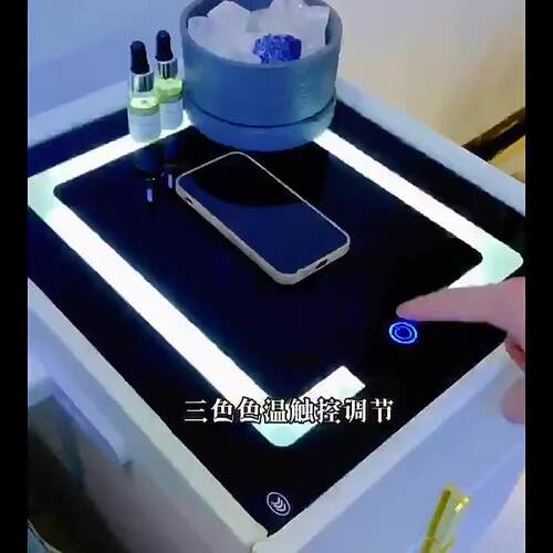 简收约现创代迷你智能整装床头柜小型实木室意轻奢储物UQJ纳床边