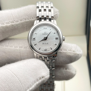 一口價98新歐米茄公價2.2萬碟飛系列瑞士腕表石英女士手表24mm