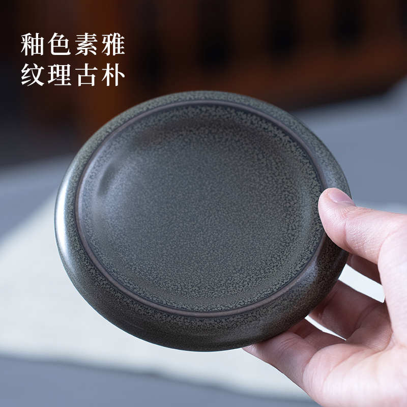 墨碟笔舔书法专用陶瓷砚台国画装墨调色盘墨海墨汁文房四宝书房墨