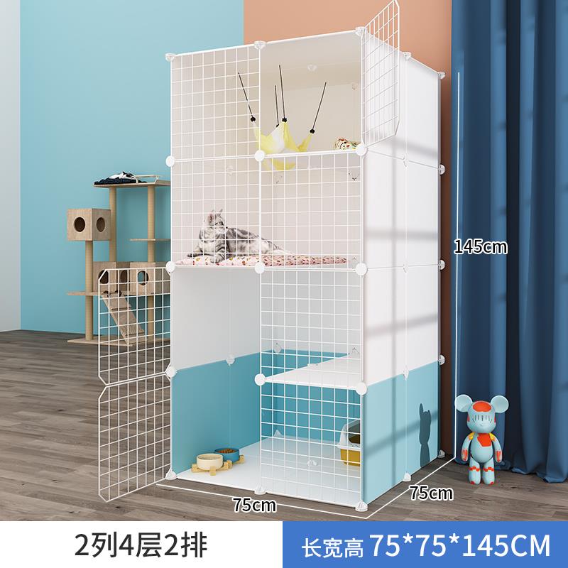 正品猫屋不占地笼子家结实一体别墅用自带猫砂盆定制猫柜两层猫猫