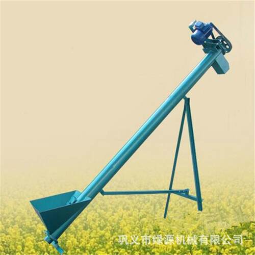 螺杆上料机螺旋自动化输送机移动垂直纹龙提升机