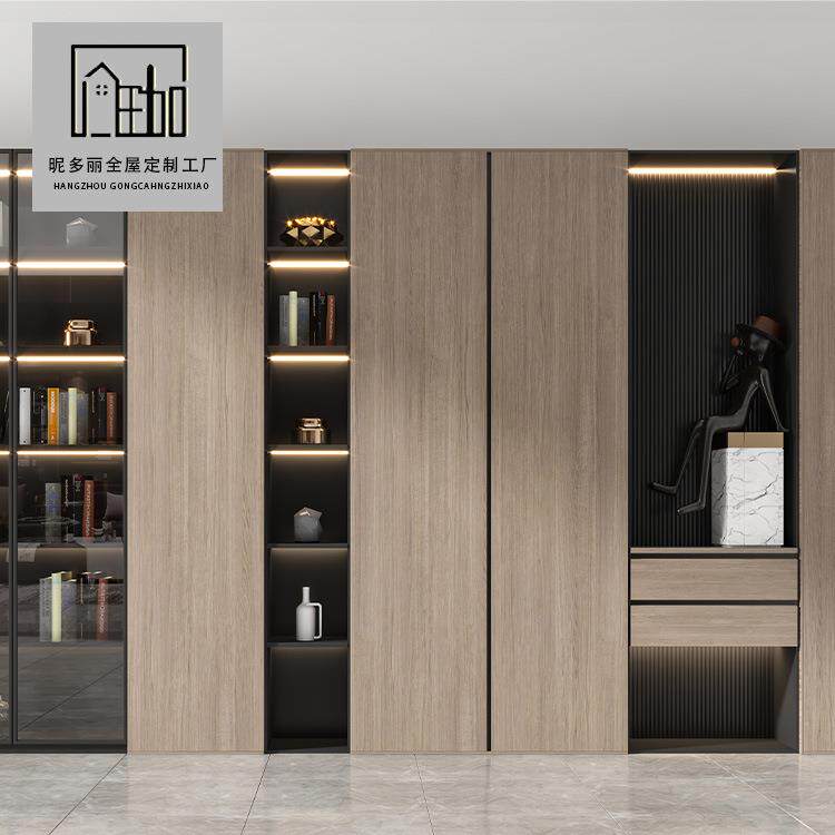 厂书全屋定制家房空CBD间定制书桌书柜工具现代简约一体组合设计