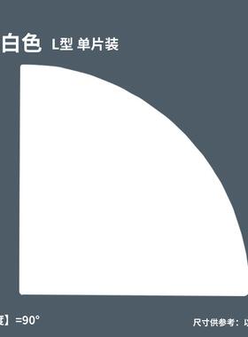 隔板木质墙角三角置物架实木墙上厨房架子墙面托架衣柜白色墙壁