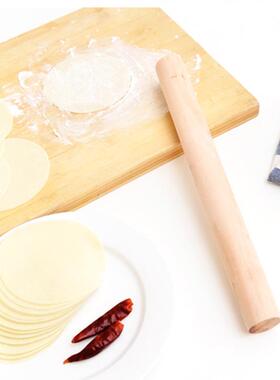 Kitchen solid wood rolling pin, non-stick wooden dough rolle