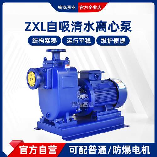 ZXL直联式自吸泵铸铁卧式泵轴自吸泵电动自吸清水泵