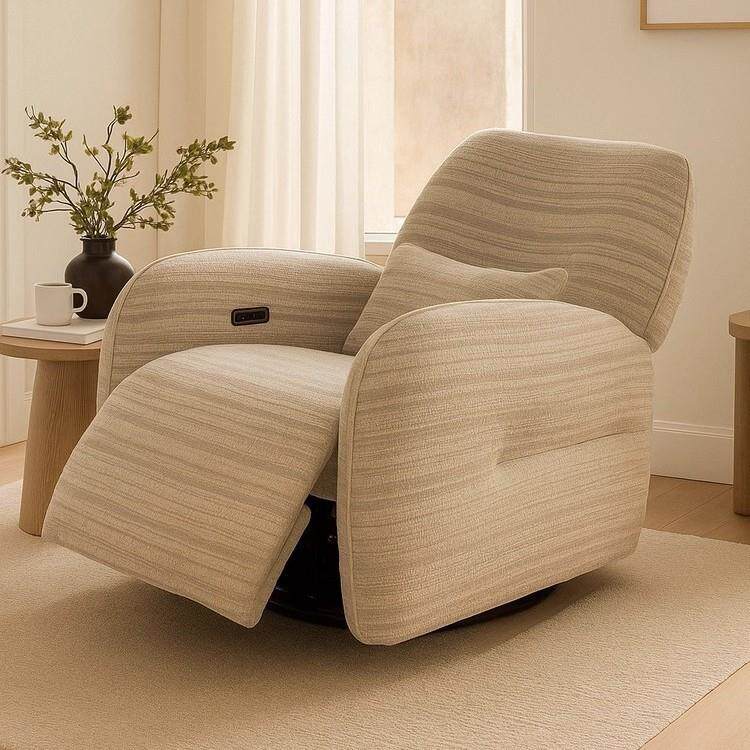 赫本功能沙发椅电动头等舱懒人沙发单椅可躺睡家用摇椅旋转休闲椅