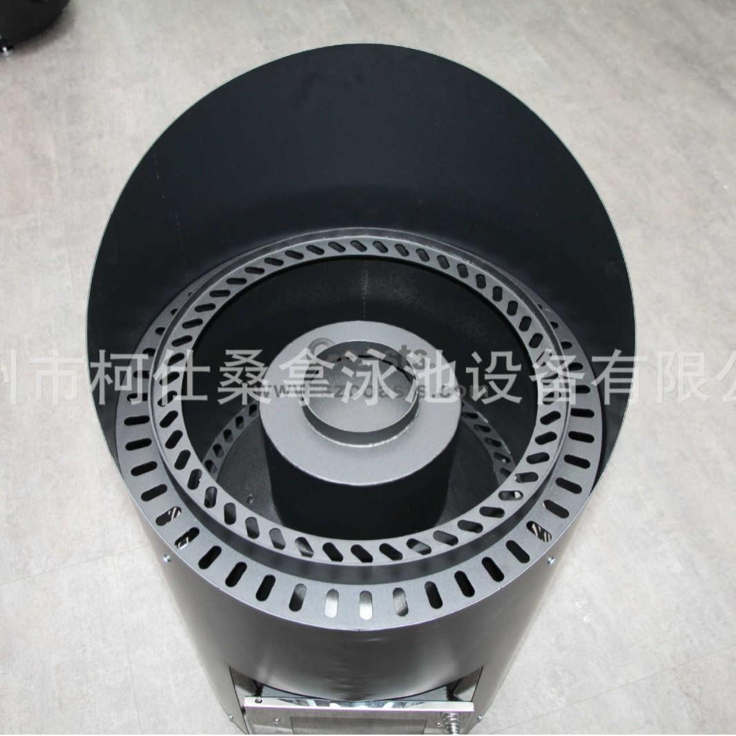 厂家直销木材燃烧式桑拿炉室外放柴 带烟囱 隔热板 桑拿设备