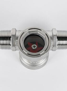 304 316L外丝偏心不锈钢水流指示器 叶轮视镜SG-YL11-1 厂家直供