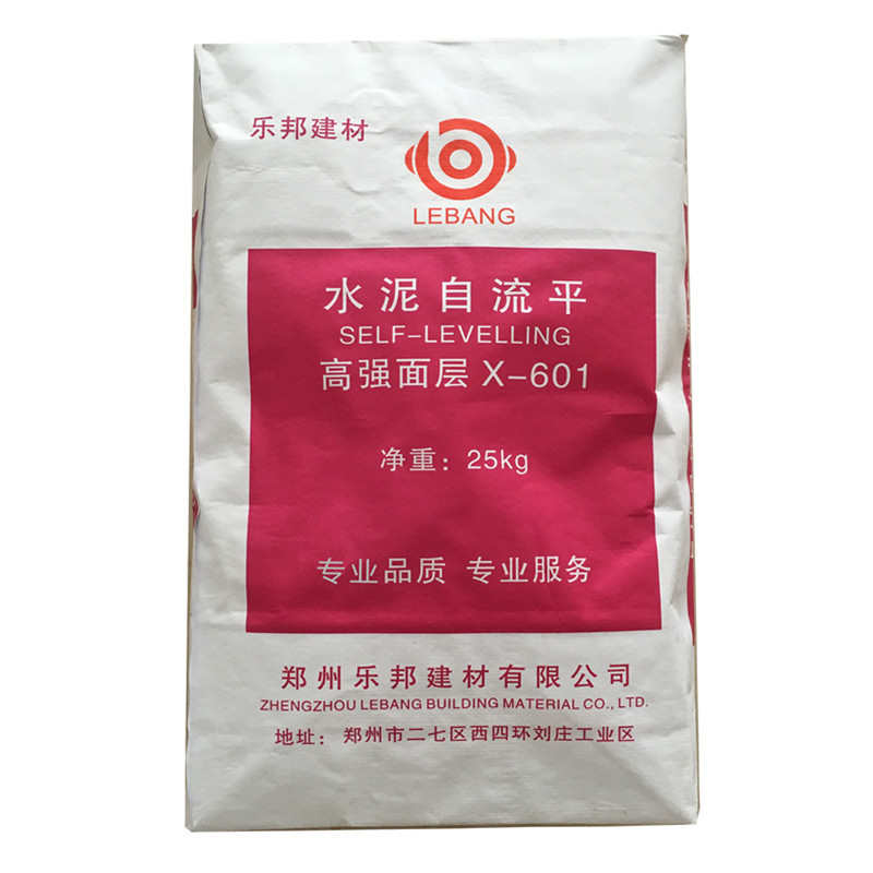 乐邦X-601面层自流平水泥砂浆 车间仓库库房地下车库停车场适用