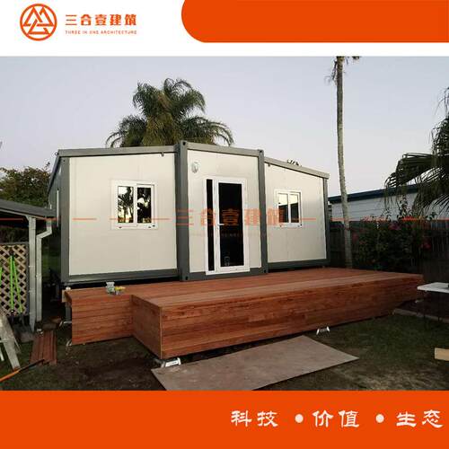 全新打造网红住人集装箱扩展房户外单身公寓内饰空间环境良好