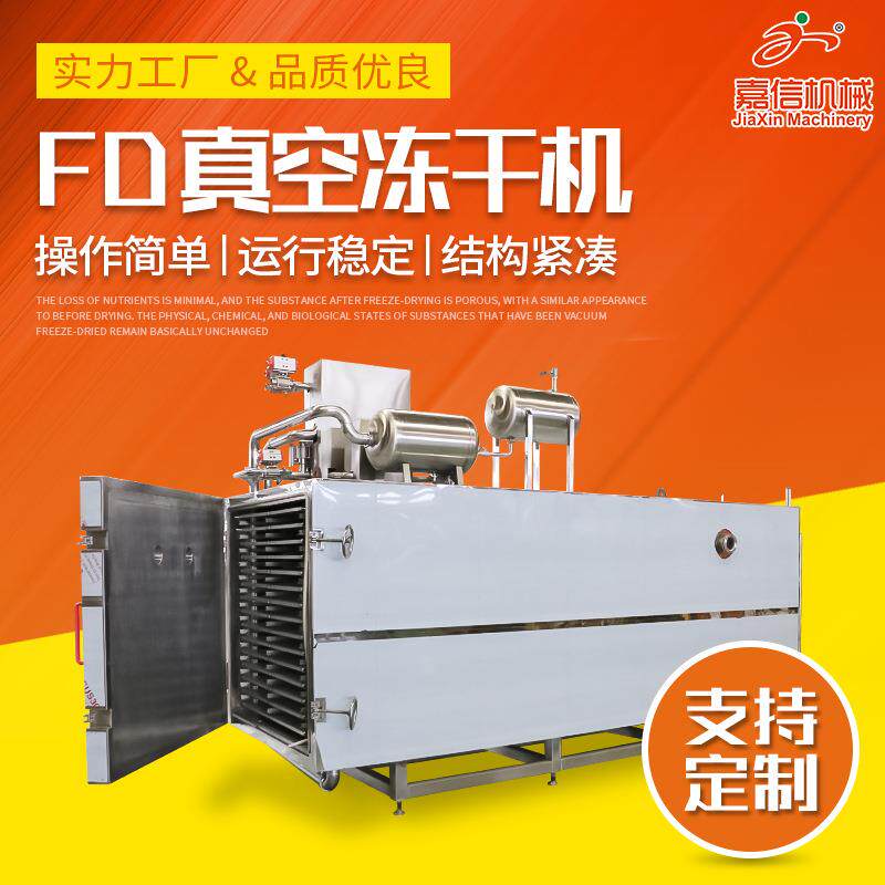 全自动FD榴莲草莓真空冻干机 果蔬脆食品果蔬宠物零食真空冻干机