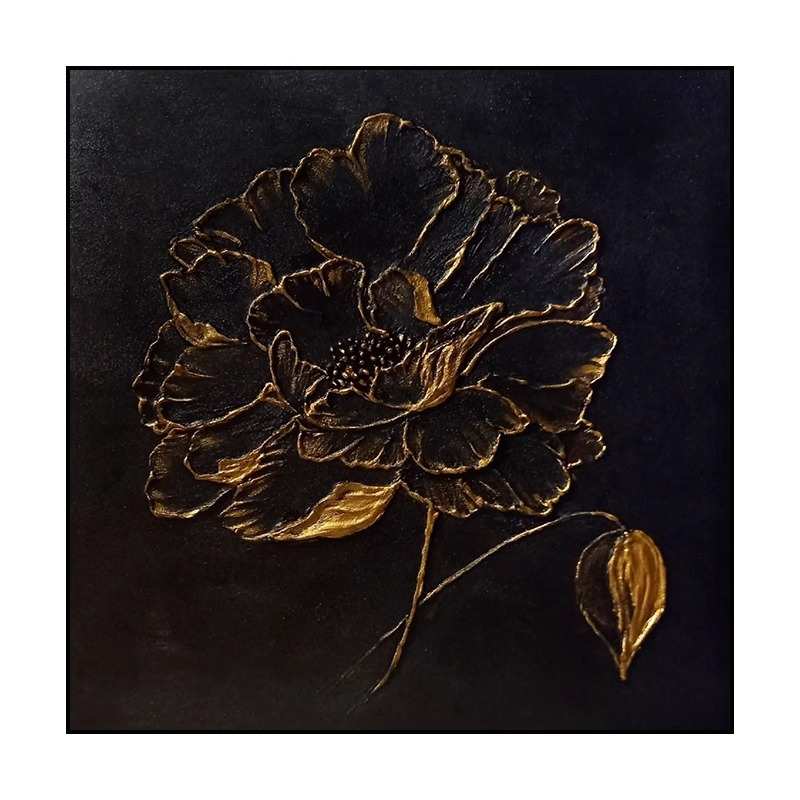 现代轻奢法式挂画高级感客厅沙发背景墙装饰画餐厅玄关纯手绘油画图片