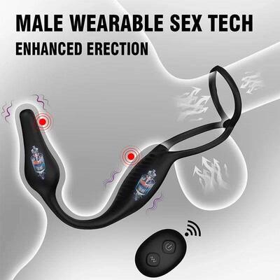 Vibrating Anal Plug Butt Plug Remote Control Prostate