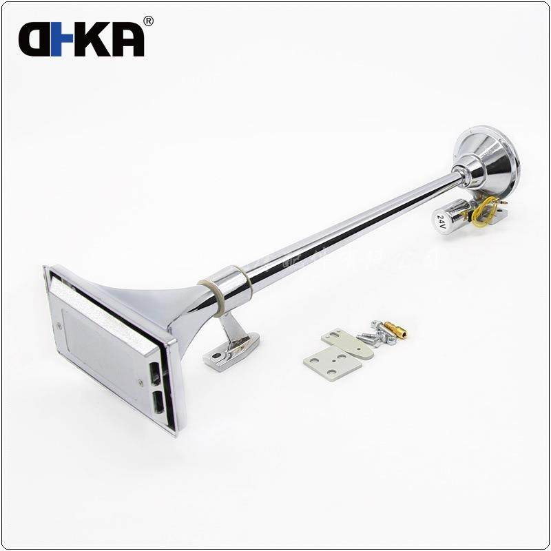 DHKA亚冠-AS036现货 方口气喇叭12/24V电控气喇叭卡车货车气喇叭