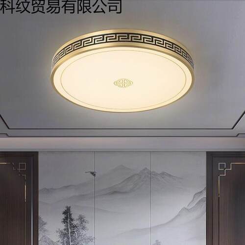 全铜别墅大门LED吸顶灯防虫防蚊门厅灯入户户外大门口阳台灯