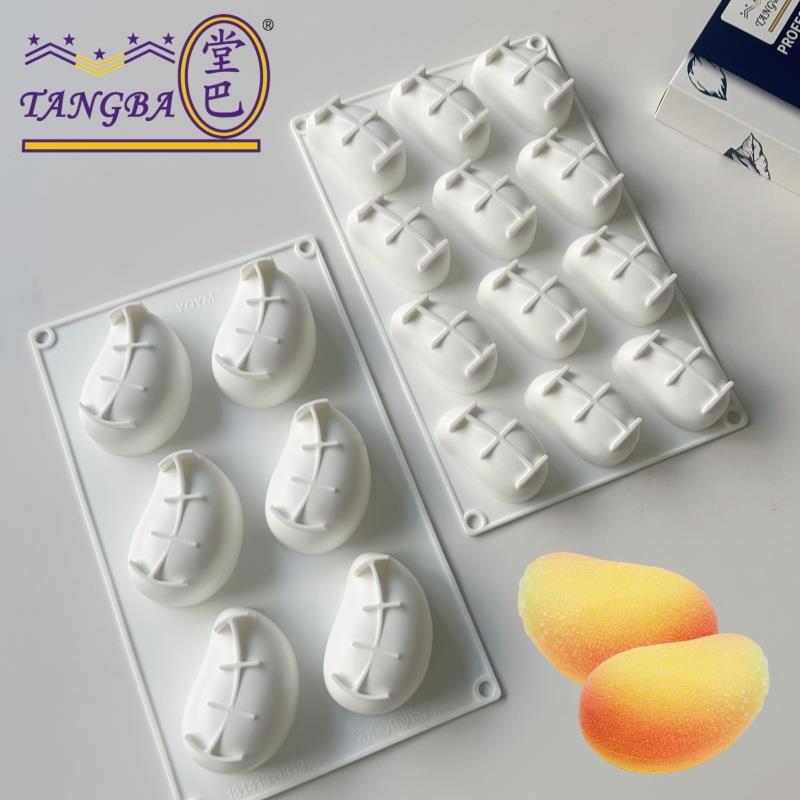 tangba堂巴 芒果慕斯模具法式3D立体芒果蛋糕模 水果慕斯硅胶模
