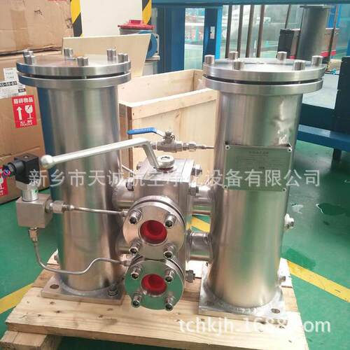 天诚供应润滑油不锈钢DN100DN80各种规格双筒过滤器生产厂