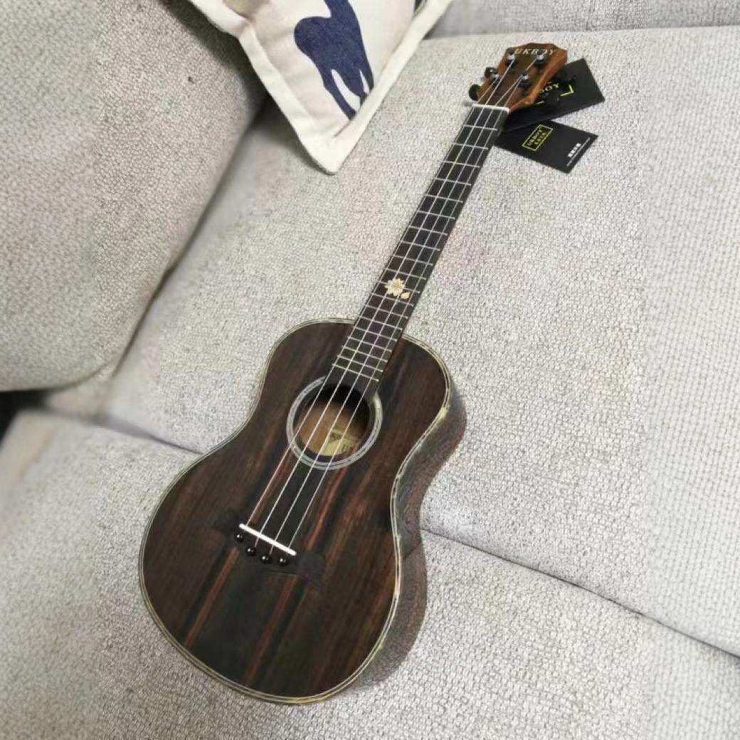 高端款上市26寸玫瑰木克里里亮单板尤克新光可尤装电全箱ukulele