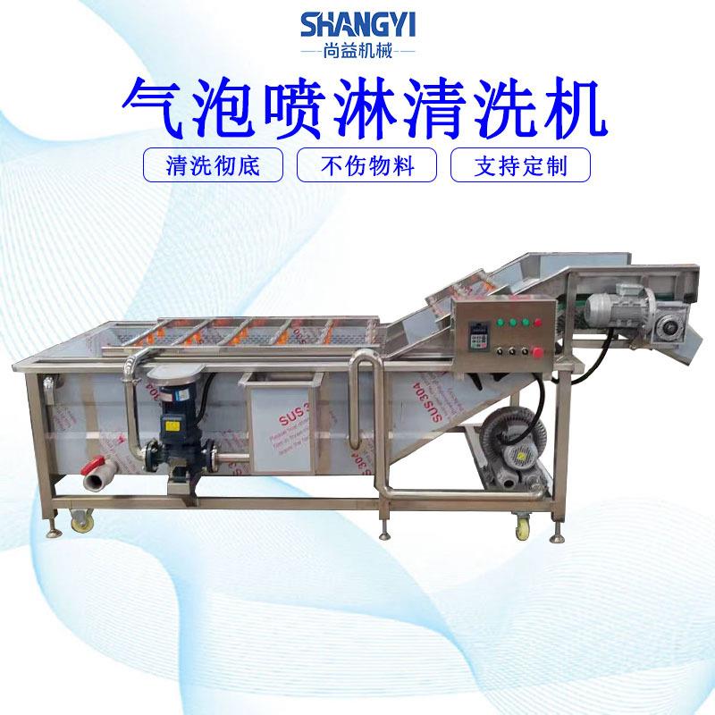 金丝皇菊清洗机玫瑰花气泡清洗机器花茶原材料清洗风干流水线